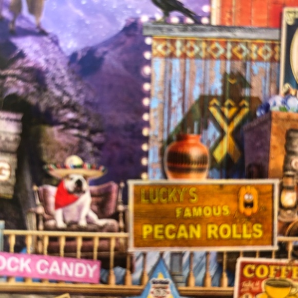 Buffalo Games 1000-Piece Wild West Trading Post Adult Interlocking Jigsaw Puzzle - Picture 5 of 7